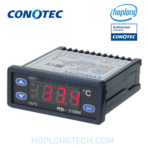 Thông tin tổng quan về bộ điều khiển nhiệt độ Conotec FOX-D1004