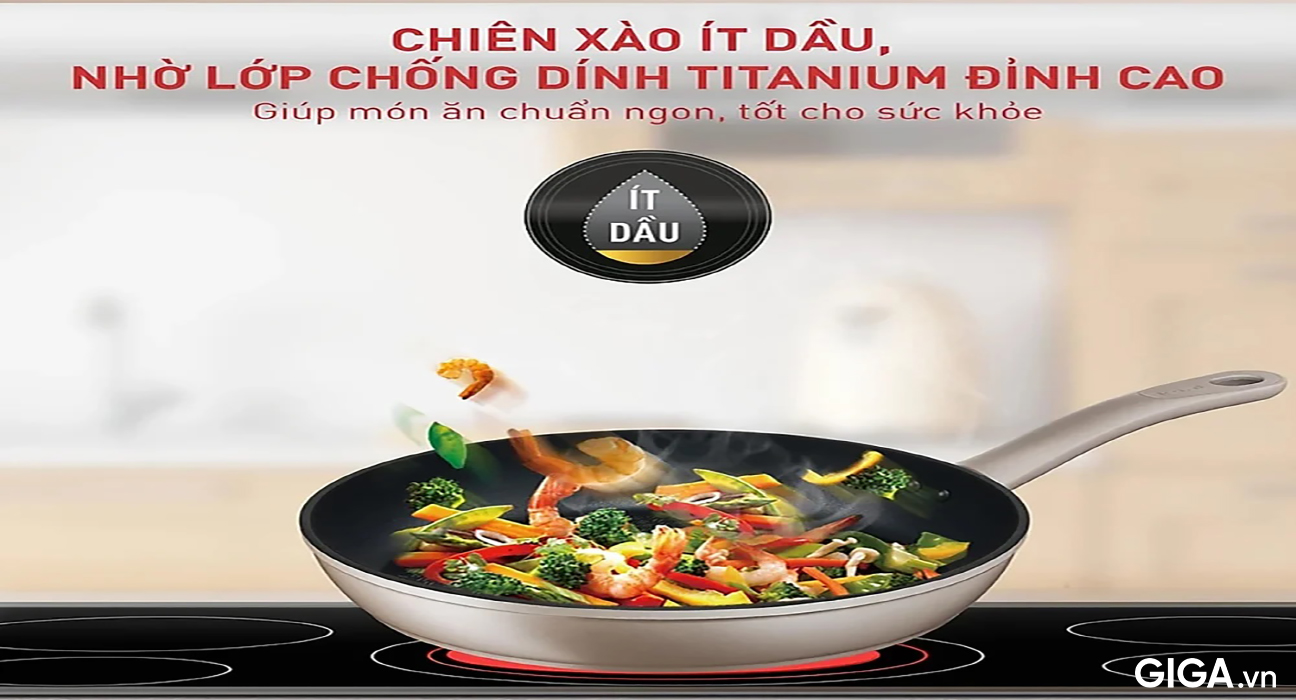 Chảo chống dính đáy từ Tefal Sensations H9100514 